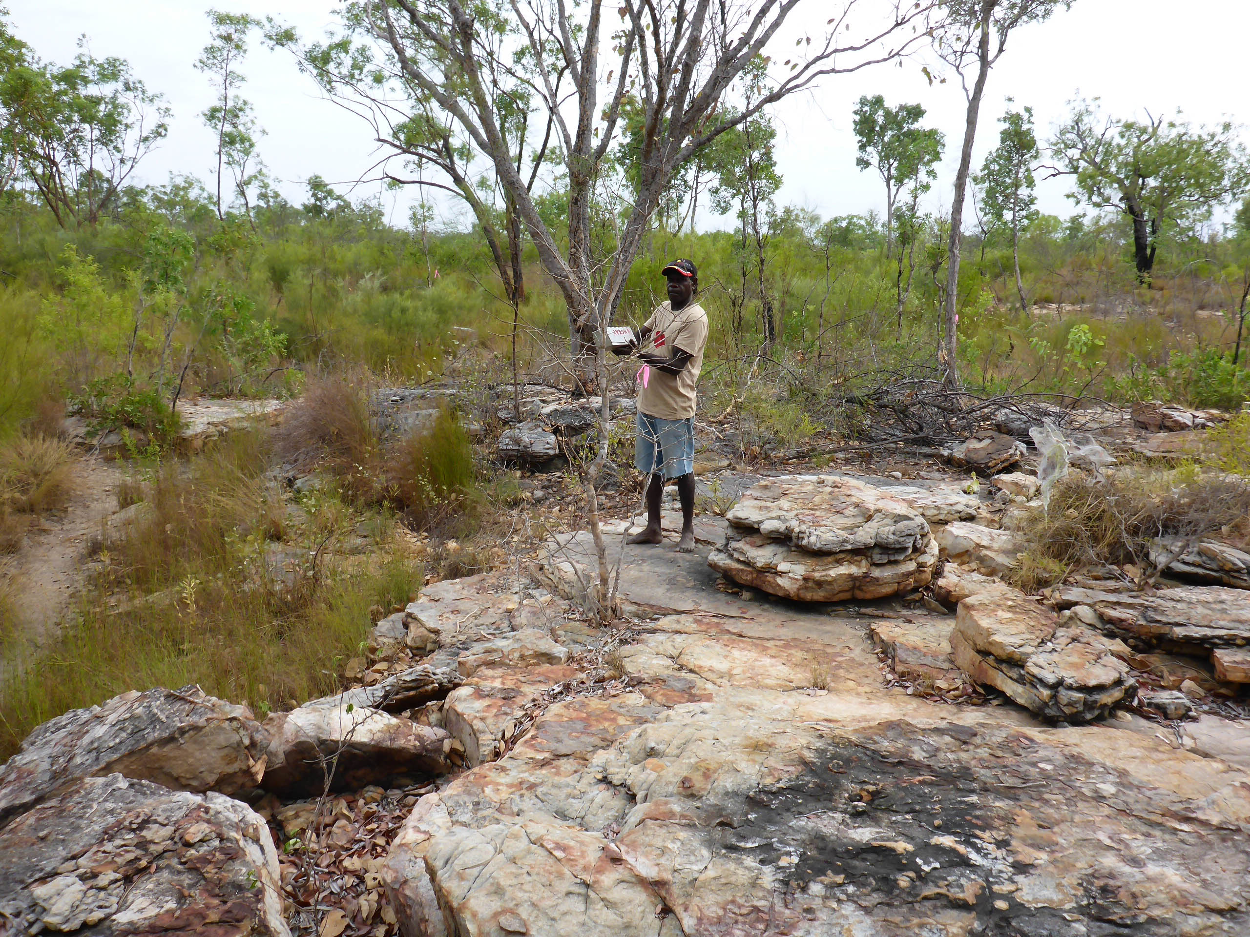 Ranger Benjamin Wilfred on the biodiversity survey